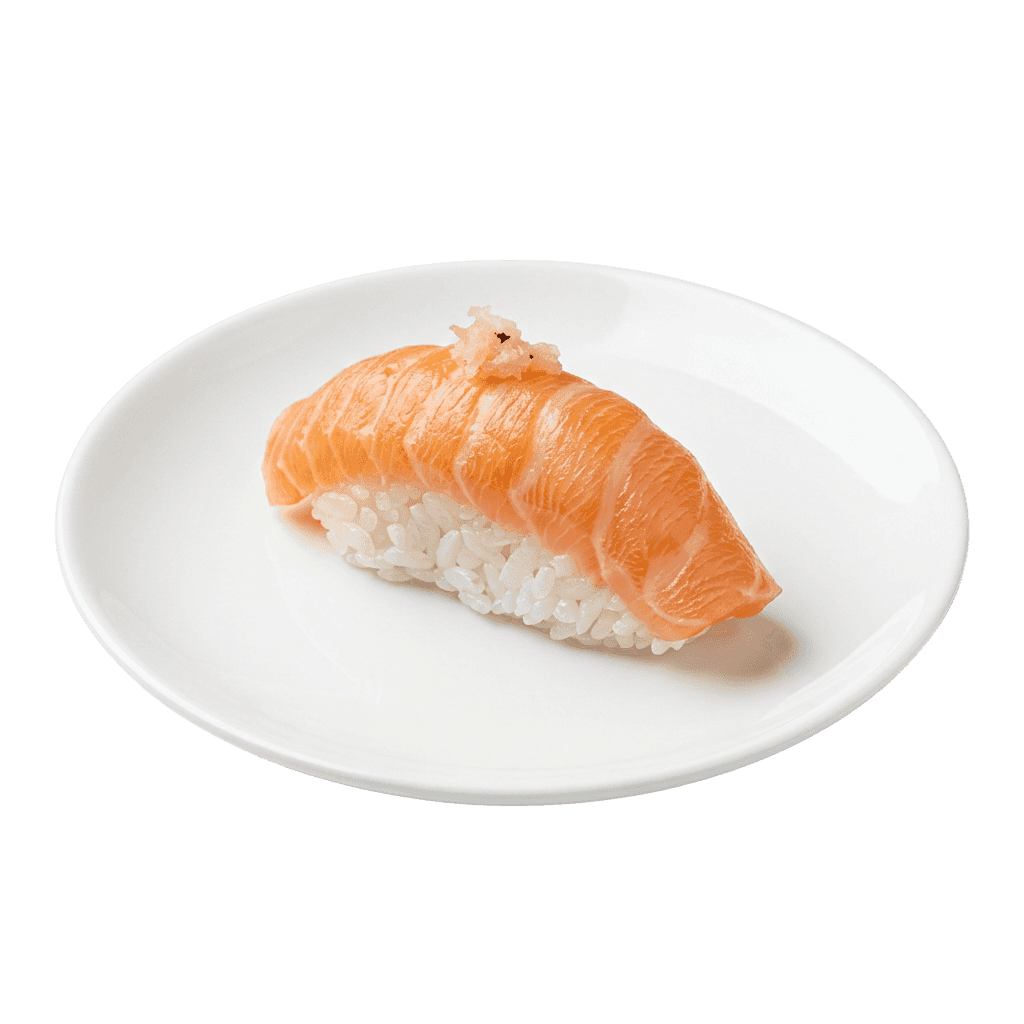 Laks & Hvidløg 2 stk nigiri
