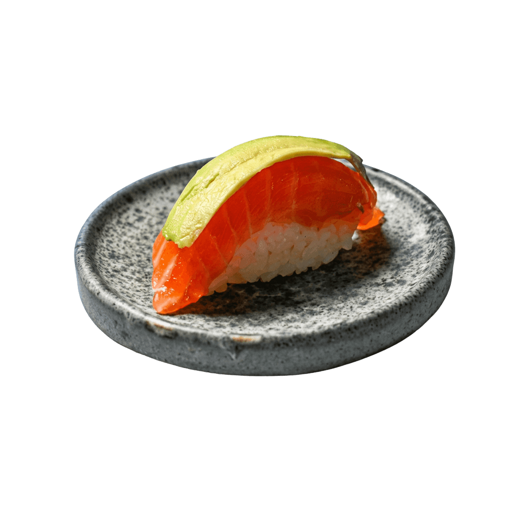 Nigiri Laks med avocado 2 stk.