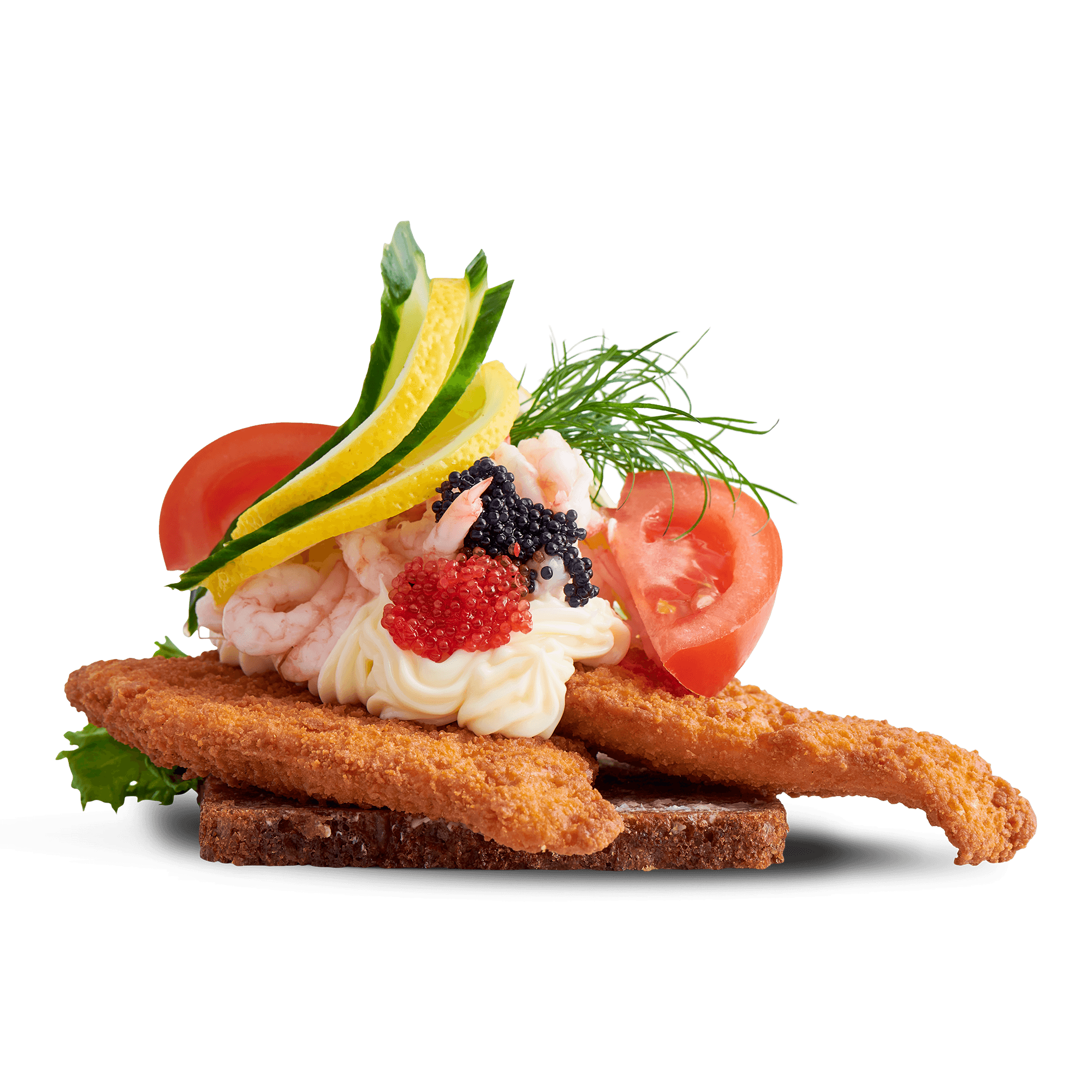 Fiskefilet m. Rejer